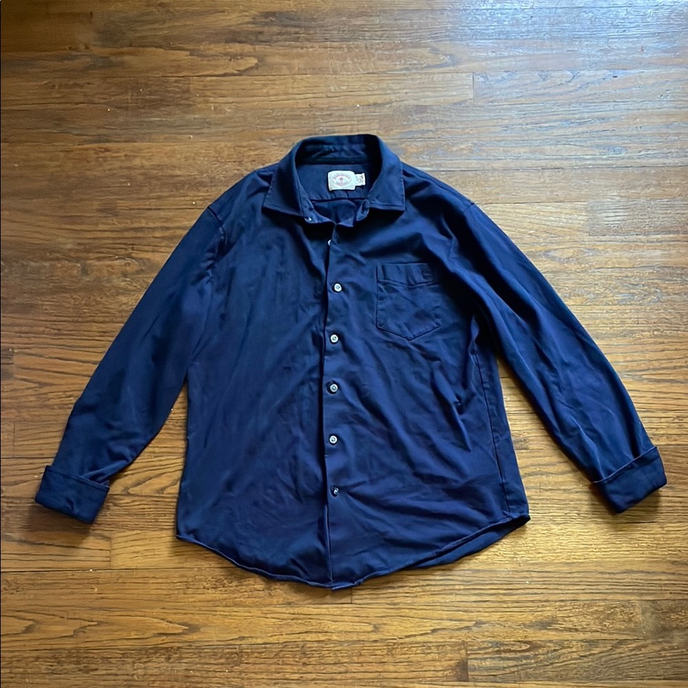 Brooks Brothers Red Fleece Navy Cotton Button Down